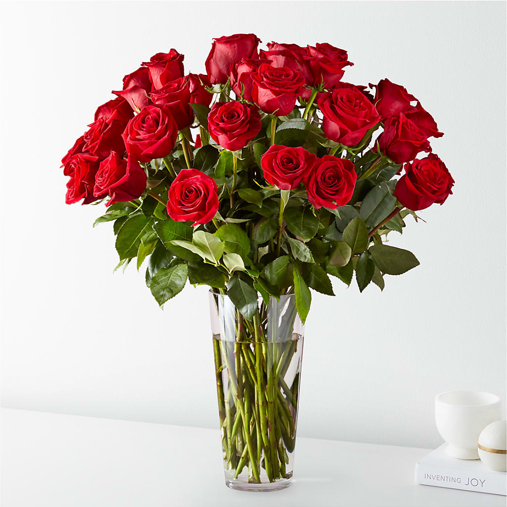 Long Stem Red Rose Bouquet – BELLE FLEURS & DESSINS, Lexington KY