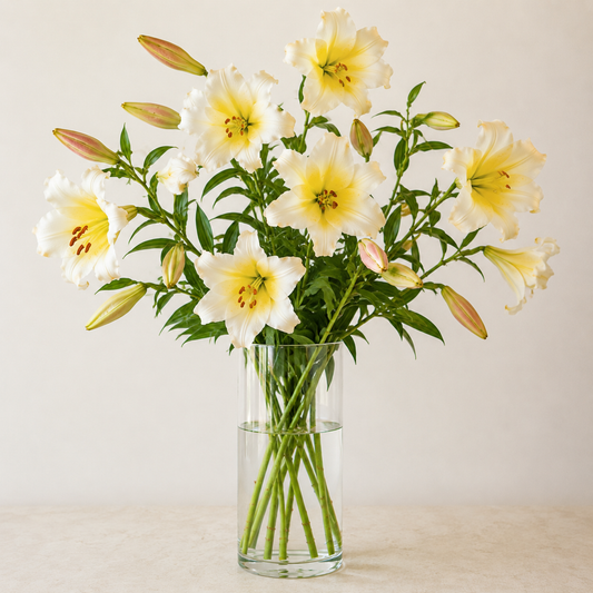 Golden Lily Grace – BELLE FLEURS & DESSINS, Lexington KY