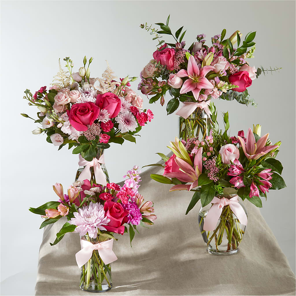 Pink Ribbon - A Florist Original – BELLE FLEURS & DESSINS, Lexington KY