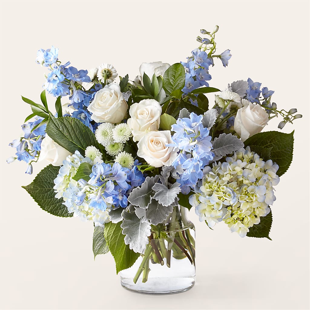 Clear Skies Bouquet – BELLE FLEURS & DESSINS, Lexington KY