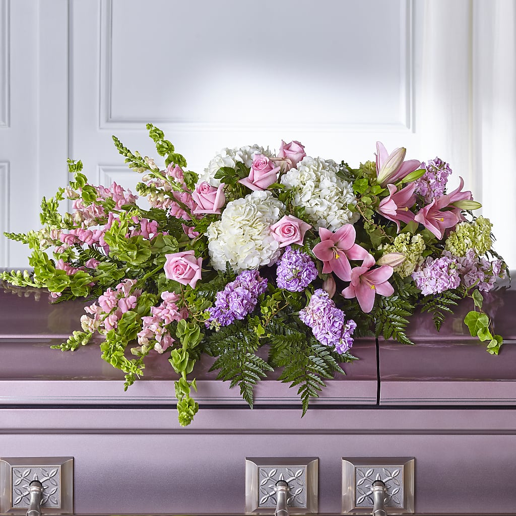 Life's Gratitude Casket Spray – BELLE FLEURS & DESSINS, Lexington KY