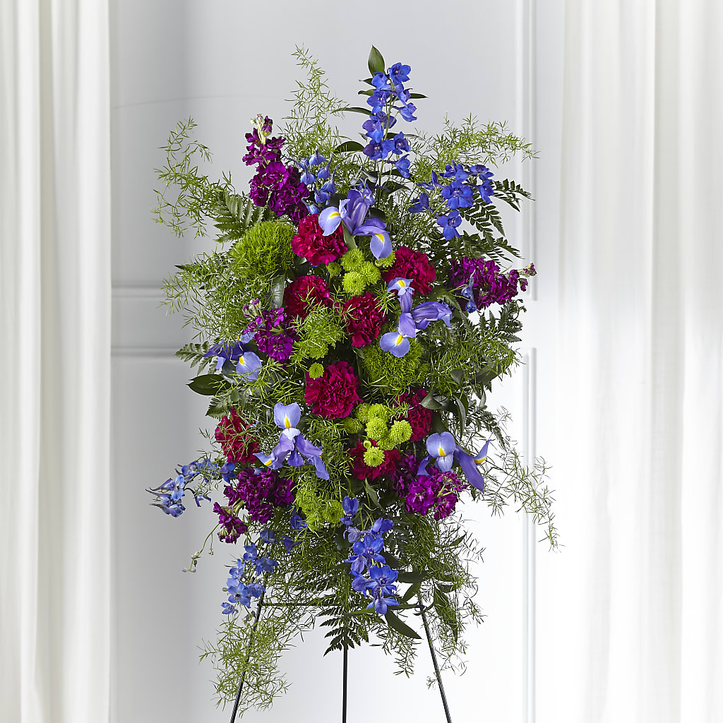 Heavenly Skies Standing Spray – BELLE FLEURS & DESSINS, Lexington KY
