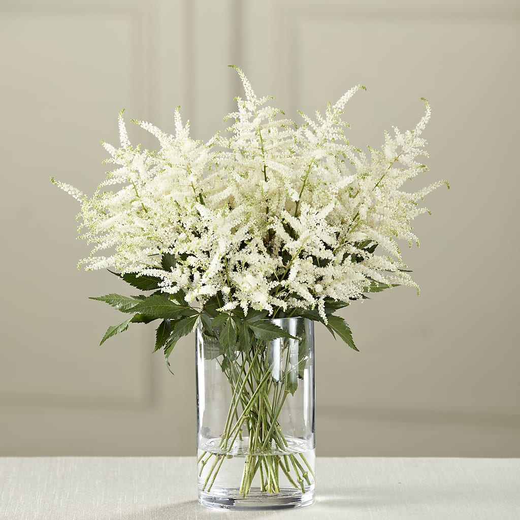 White Astilbe Bouquet – BELLE FLEURS & DESSINS, Lexington KY