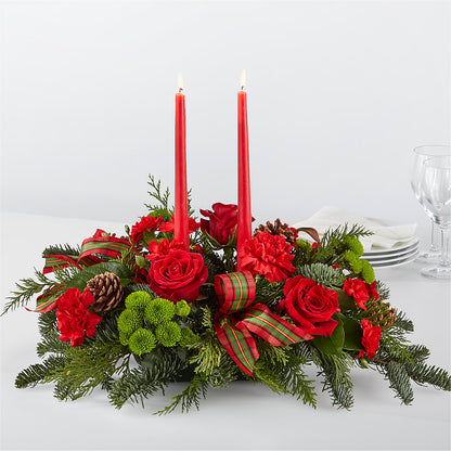 By the Candlelight Centerpiece – BELLE FLEURS & DESSINS, Lexington KY
