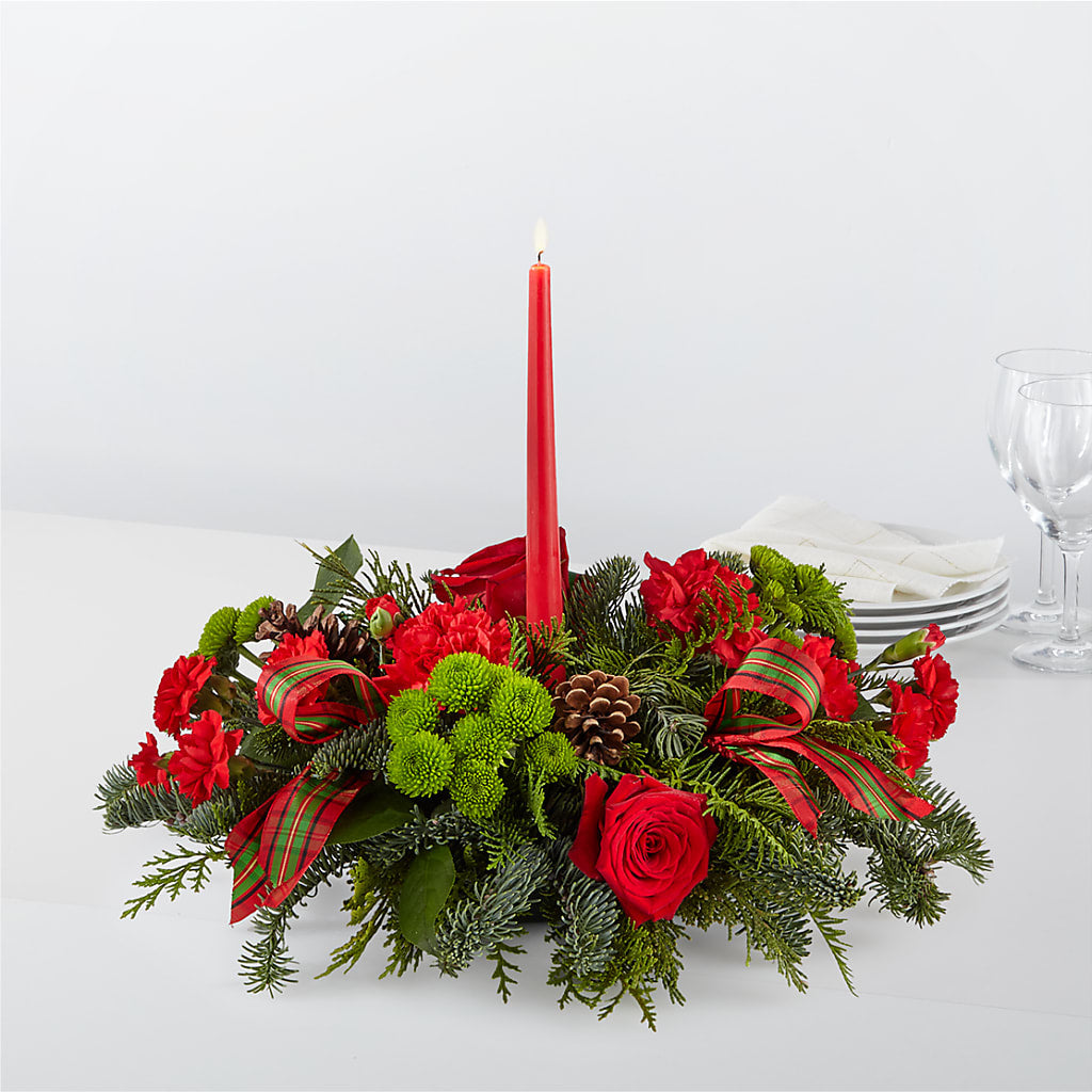 By the Candlelight Centerpiece – BELLE FLEURS & DESSINS, Lexington KY