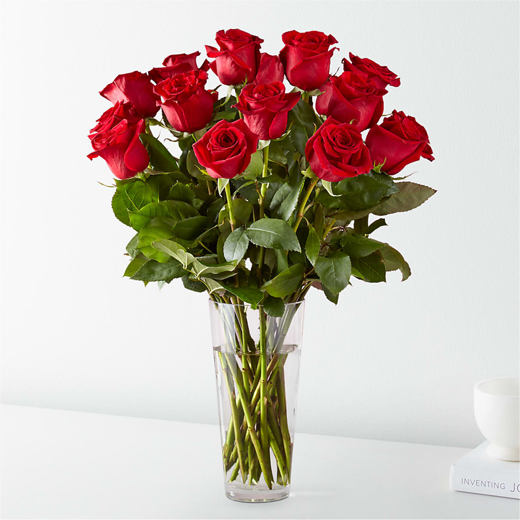 Long Stem Red Rose Bouquet – BELLE FLEURS & DESSINS, Lexington KY