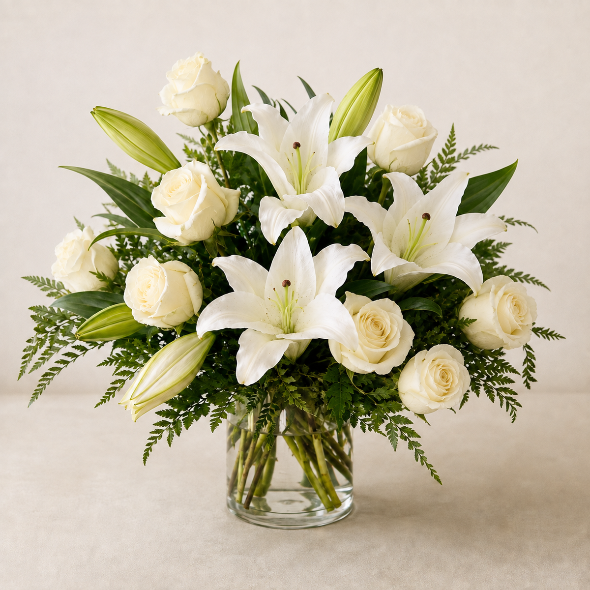 Ivory Serenity – BELLE FLEURS & DESSINS, Lexington KY