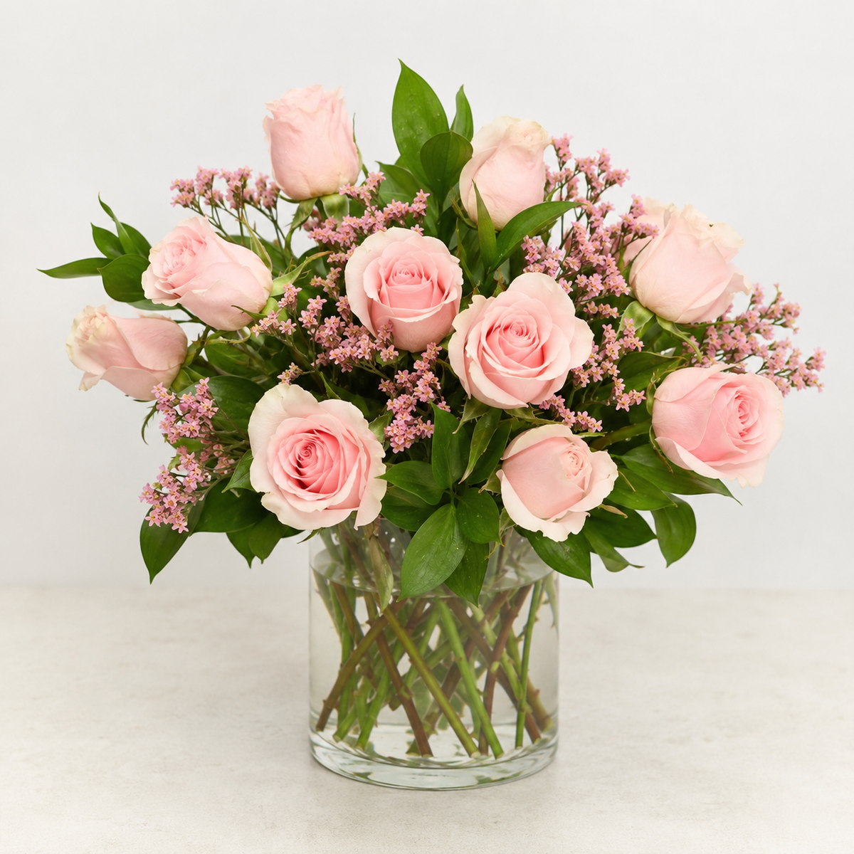 Blush Rose Wishes – BELLE FLEURS & DESSINS, Lexington KY