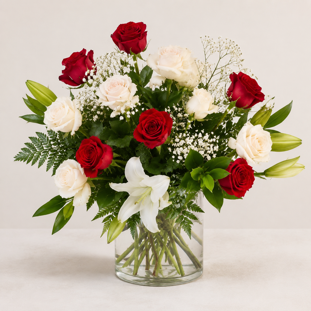 Crimson Ivory Grace – BELLE FLEURS & DESSINS, Lexington KY