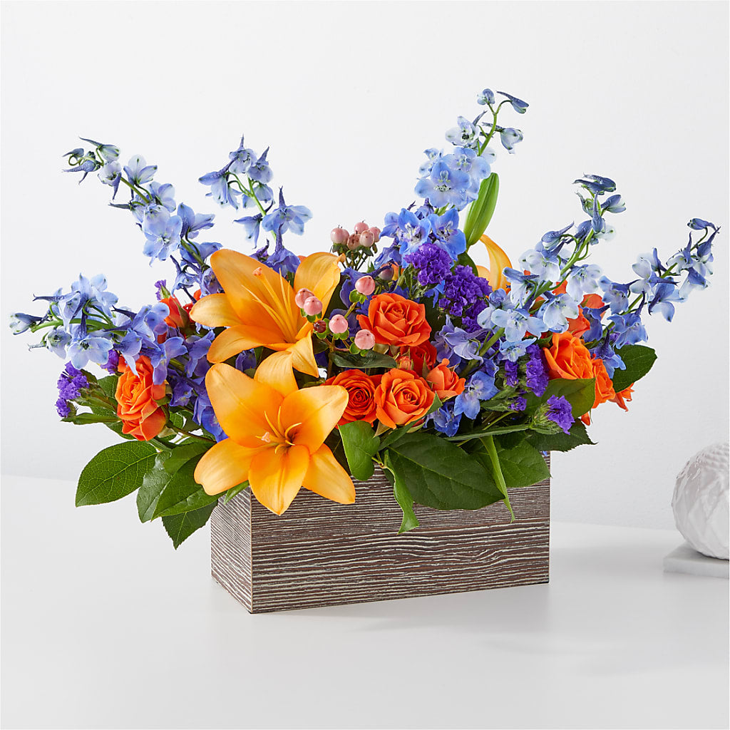 Radiant Citrus Box Bouquet – BELLE FLEURS & DESSINS, Lexington KY