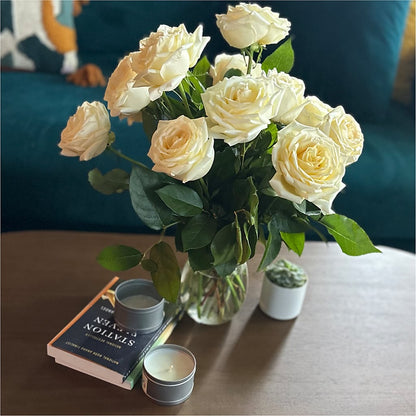 Long Stem Yellow Rose Bouquet – BELLE FLEURS & DESSINS, Lexington KY