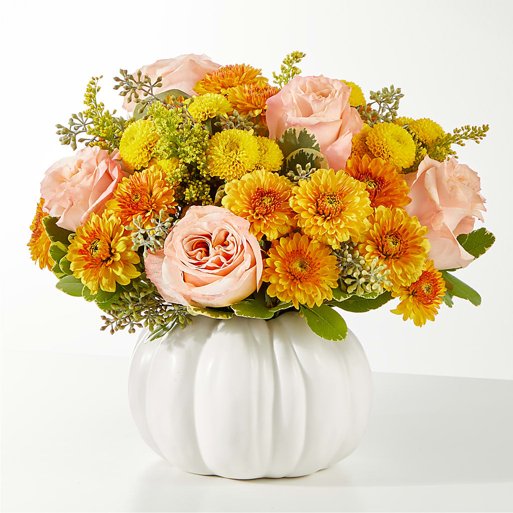Peachy Pumpkin – BELLE FLEURS & DESSINS, Lexington KY