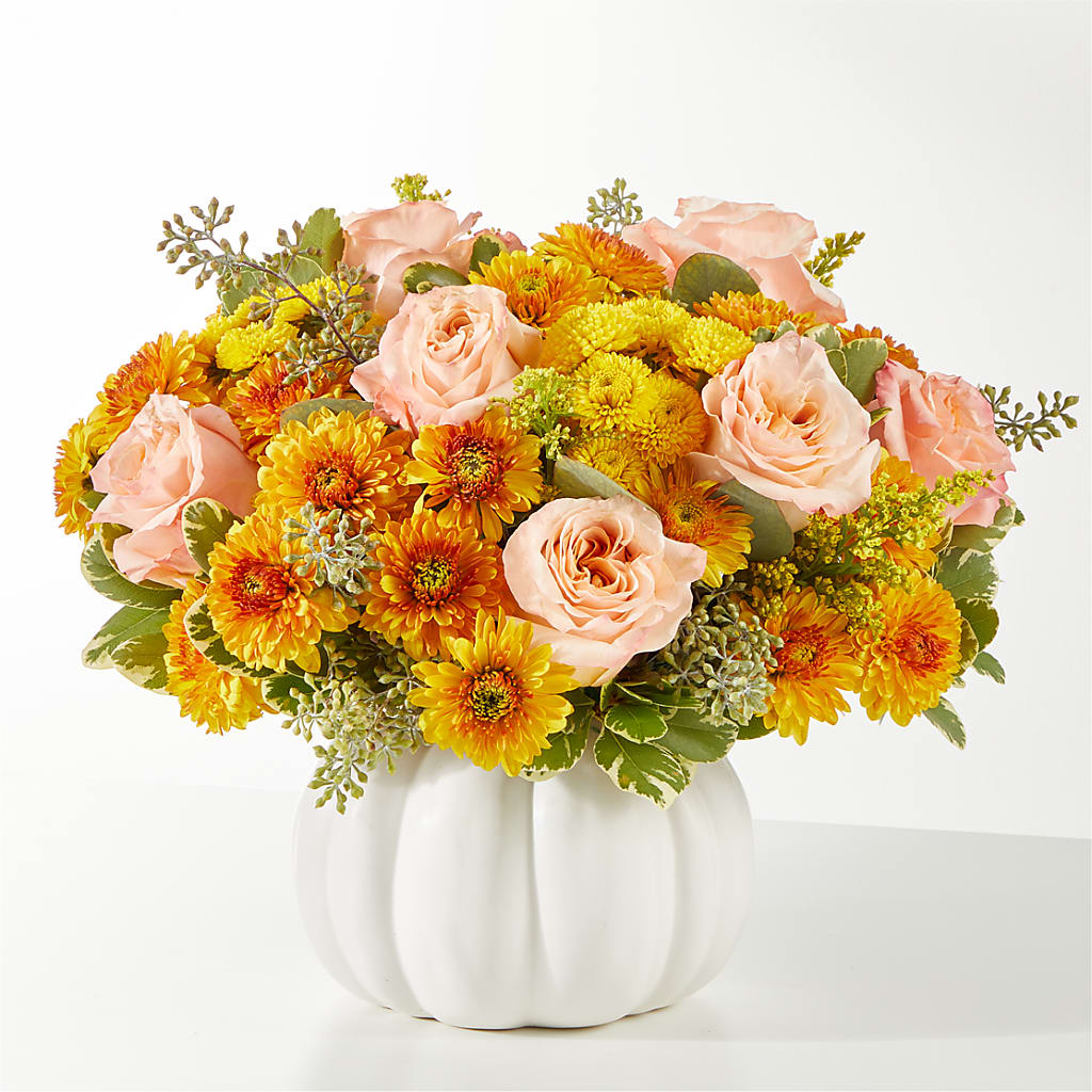 Peachy Pumpkin – BELLE FLEURS & DESSINS, Lexington KY
