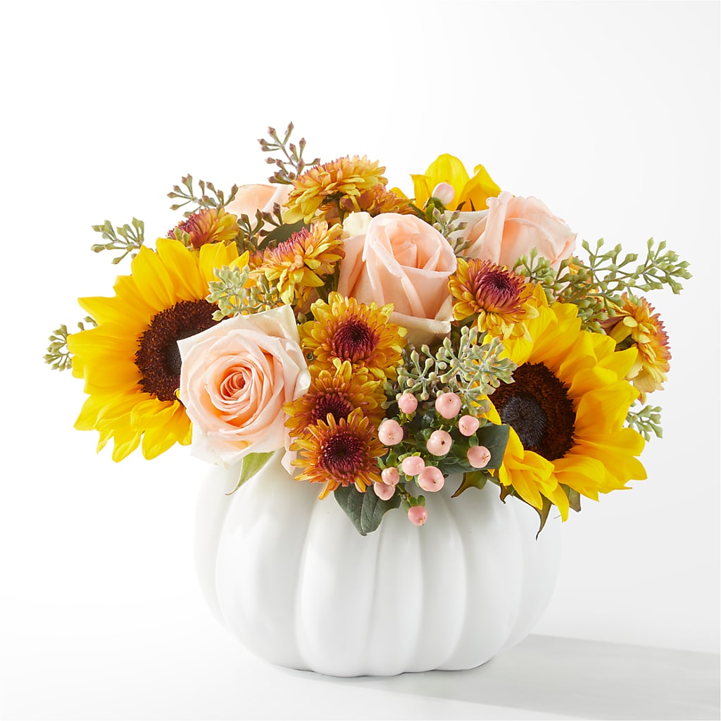 Pumpkin to Talk About Bouquet – BELLE FLEURS & DESSINS, Lexington KY