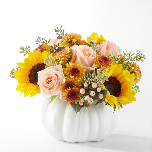 Pumpkin to Talk About Bouquet – BELLE FLEURS & DESSINS, Lexington KY