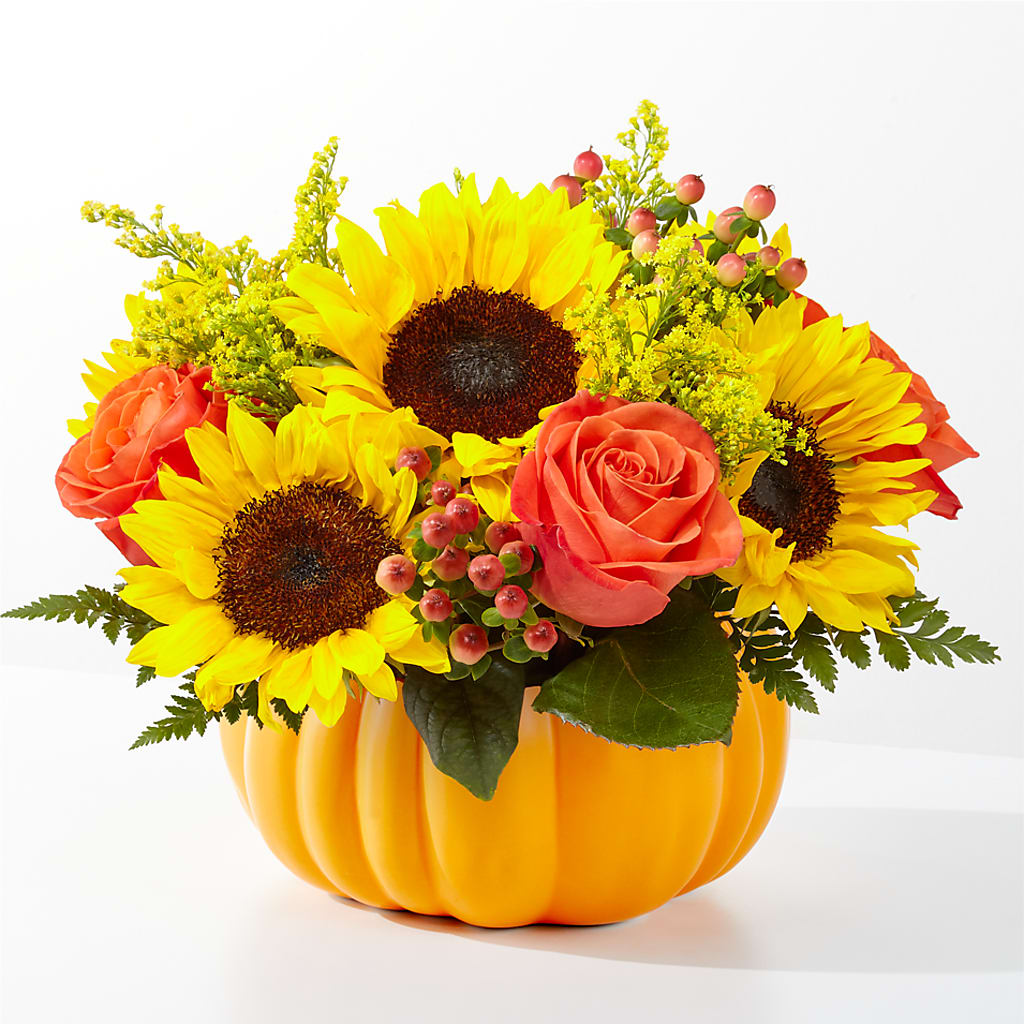 Pick of the Patch Pumpkin Bouquet – BELLE FLEURS & DESSINS, Lexington KY