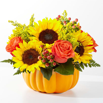 Pick of the Patch Pumpkin Bouquet – BELLE FLEURS & DESSINS, Lexington KY