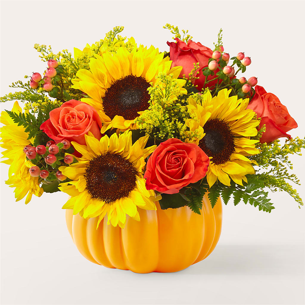 Pick of the Patch Pumpkin Bouquet – BELLE FLEURS & DESSINS, Lexington KY