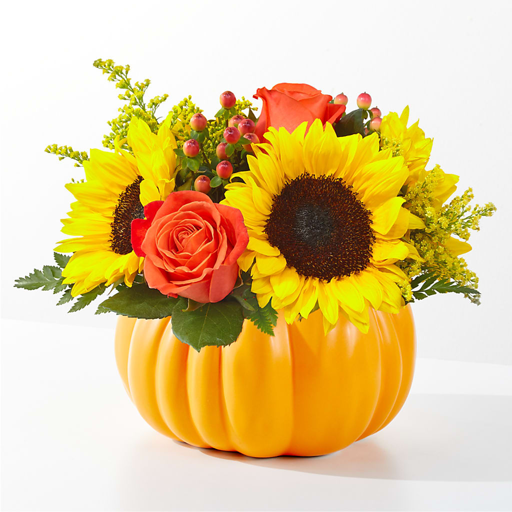 Pick of the Patch Pumpkin Bouquet – BELLE FLEURS & DESSINS, Lexington KY
