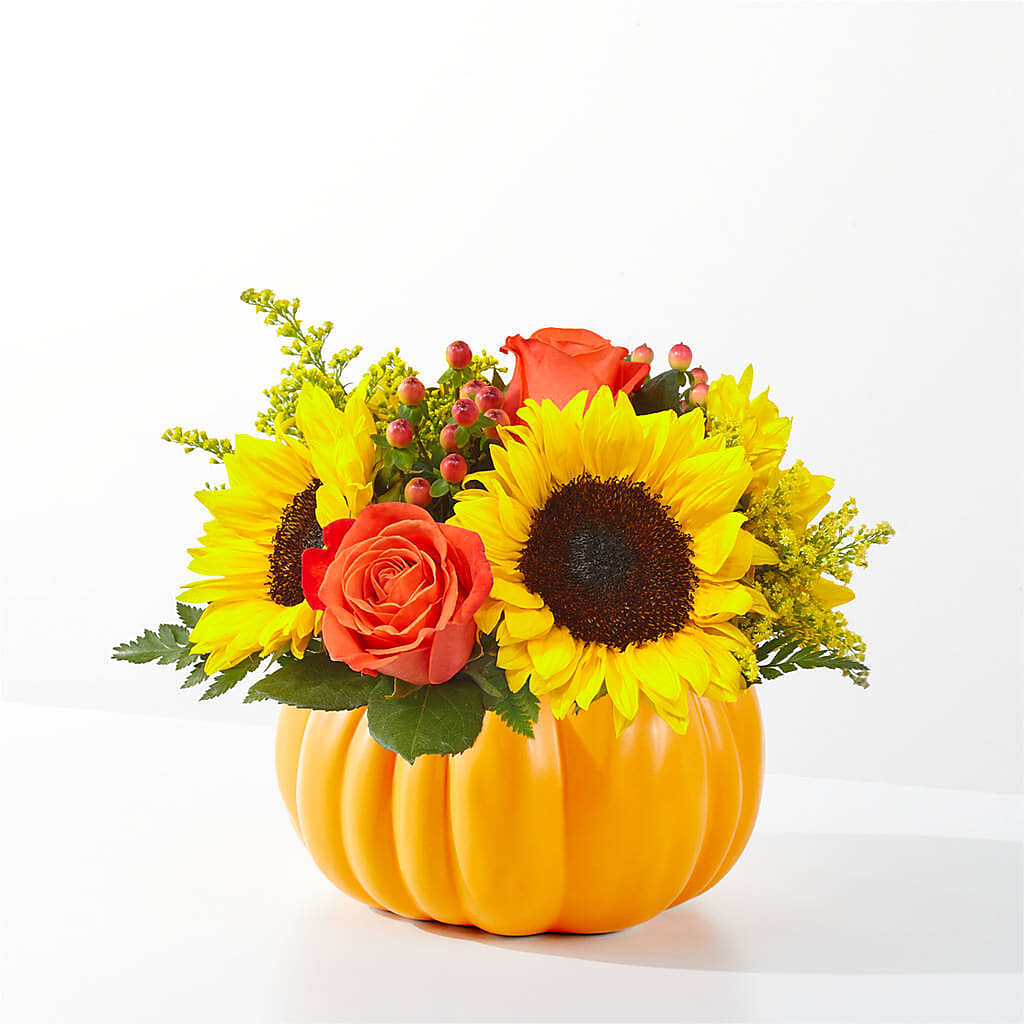 Pick of the Patch Pumpkin Bouquet – BELLE FLEURS & DESSINS, Lexington KY