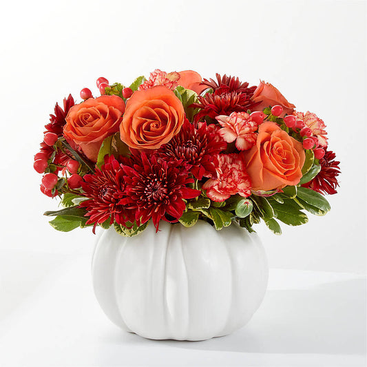 Autumn Air Pumpkin Bouquet – BELLE FLEURS & DESSINS, Lexington KY