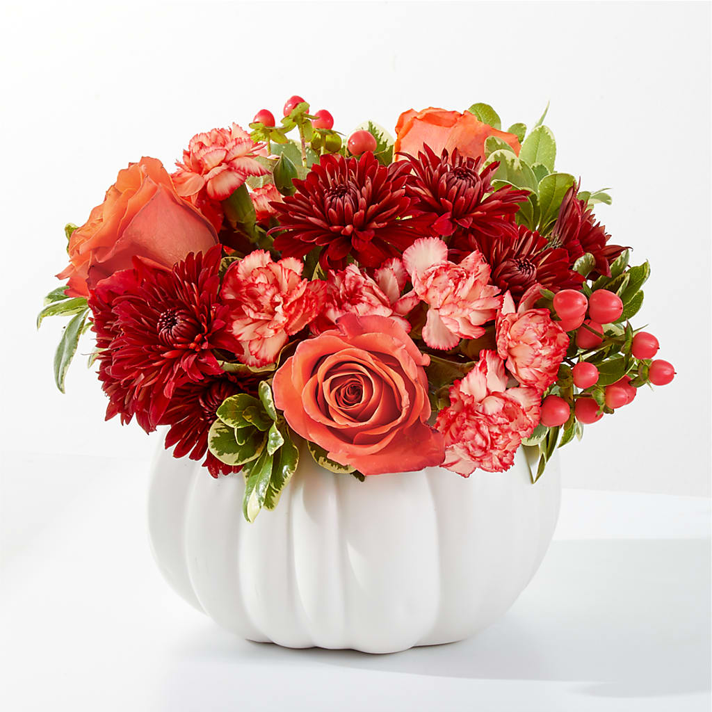 Autumn Air Pumpkin Bouquet – BELLE FLEURS & DESSINS, Lexington KY