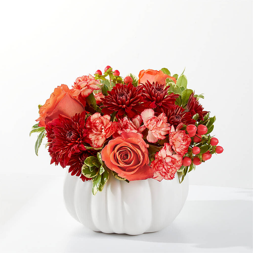 Autumn Air Pumpkin Bouquet – BELLE FLEURS & DESSINS, Lexington KY
