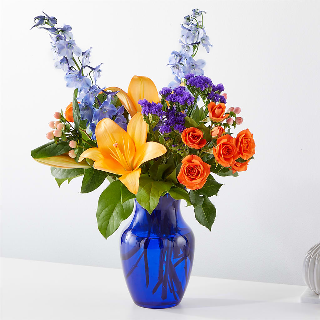 Radiant Citrus Bouquet – BELLE FLEURS & DESSINS, Lexington KY