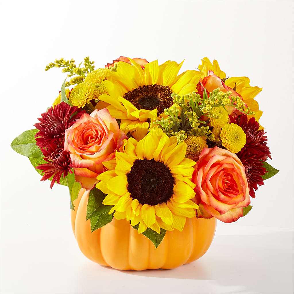 Golden Gourd Pumpkin Bouquet – BELLE FLEURS & DESSINS, Lexington KY