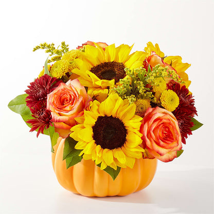 Golden Gourd Pumpkin Bouquet – BELLE FLEURS & DESSINS, Lexington KY