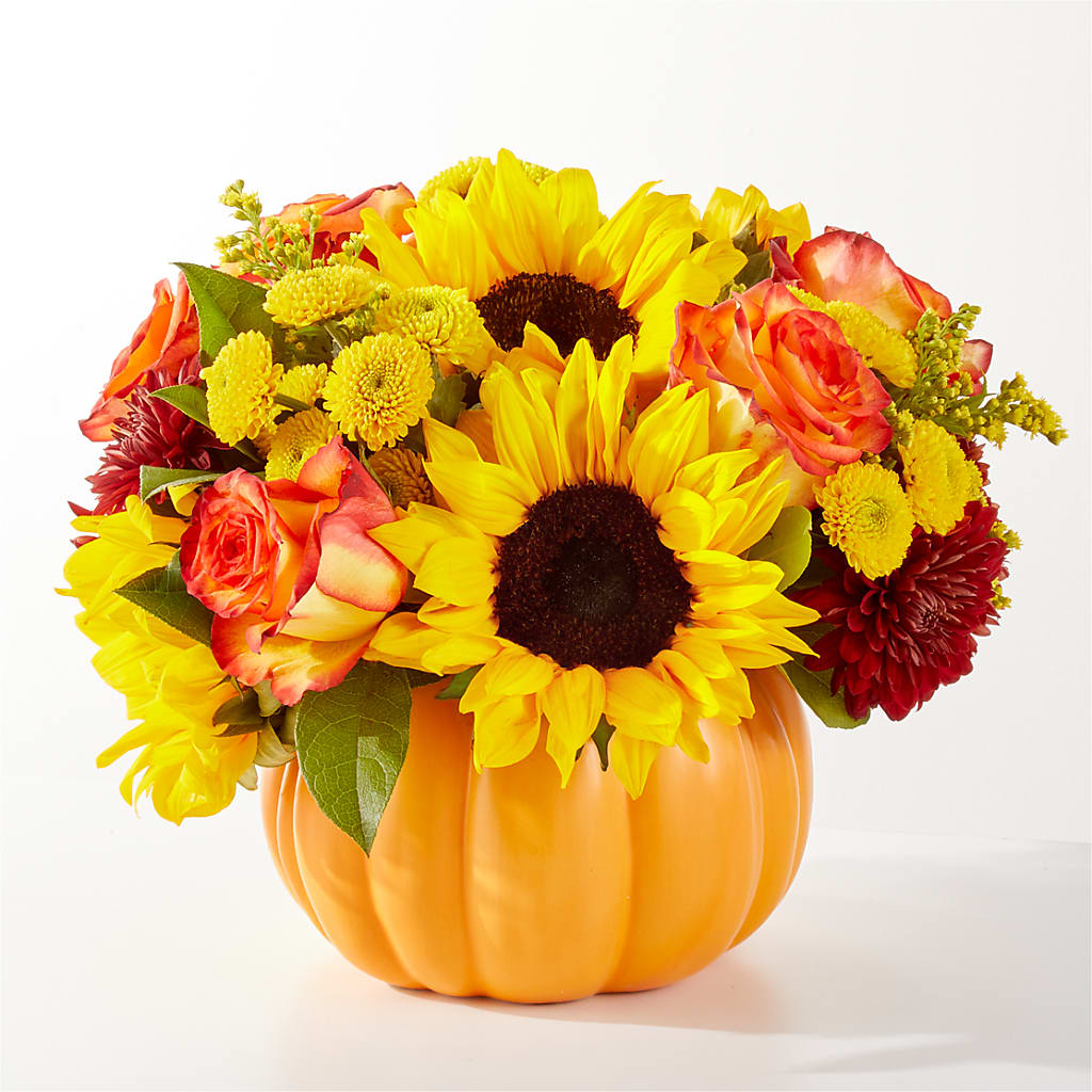 Golden Gourd Pumpkin Bouquet – BELLE FLEURS & DESSINS, Lexington KY