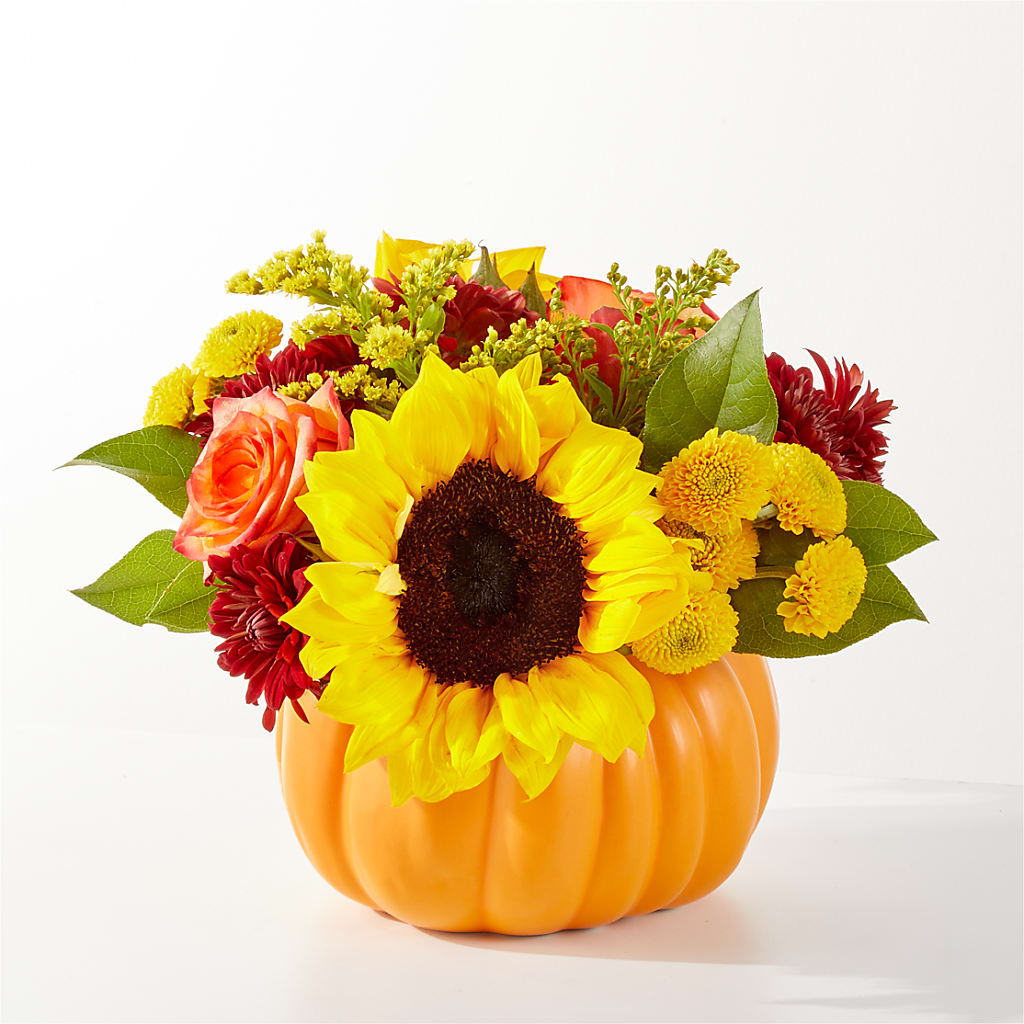 Golden Gourd Pumpkin Bouquet – BELLE FLEURS & DESSINS, Lexington KY