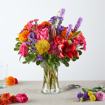 Feast of Color – A Florist Original – BELLE FLEURS & DESSINS, Lexington KY