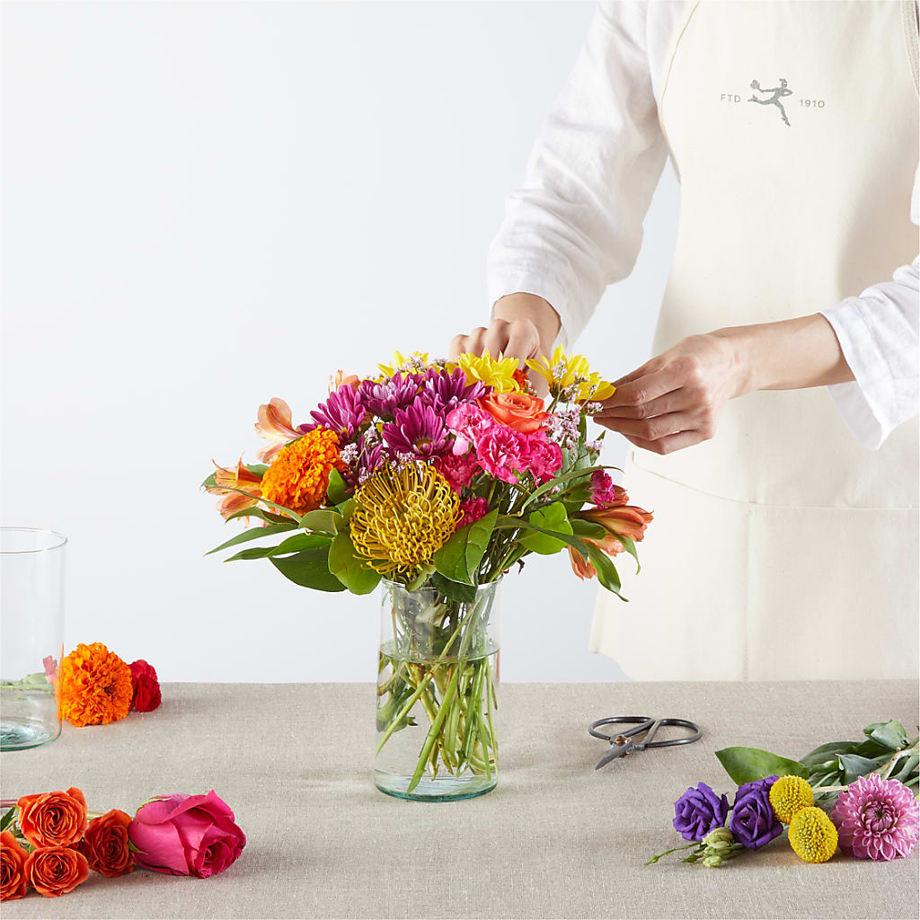 Feast of Color – A Florist Original – BELLE FLEURS & DESSINS, Lexington KY