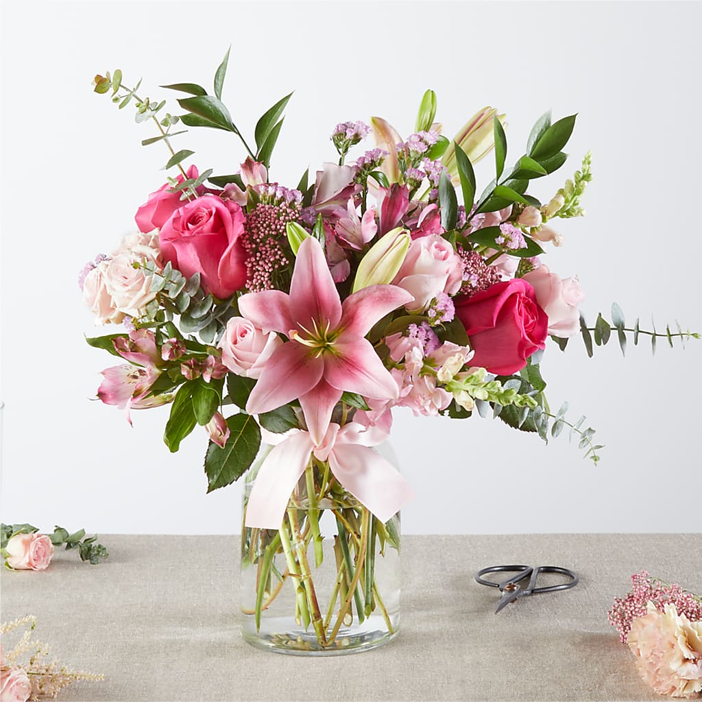 Pink Ribbon - A Florist Original – BELLE FLEURS & DESSINS, Lexington KY