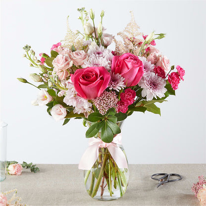 Pink Ribbon - A Florist Original – BELLE FLEURS & DESSINS, Lexington KY