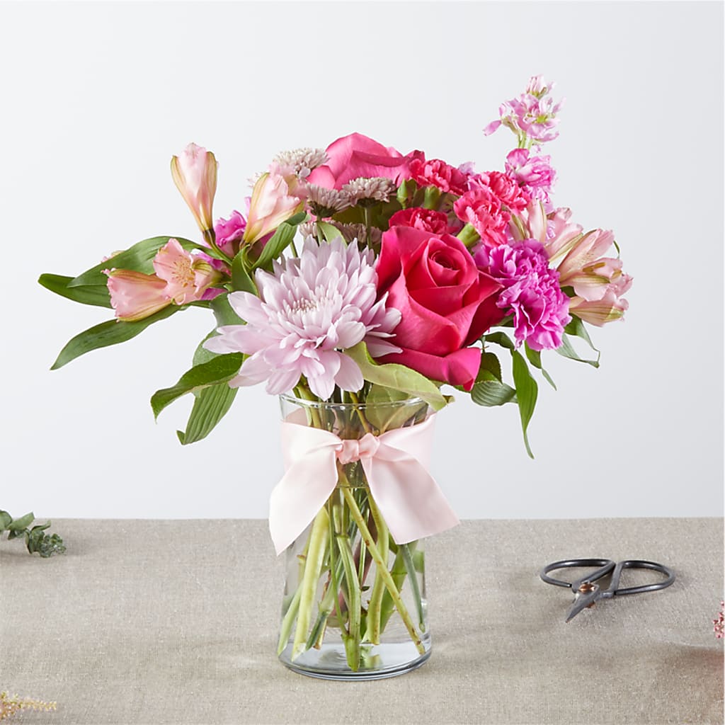 Pink Ribbon - A Florist Original – BELLE FLEURS & DESSINS, Lexington KY