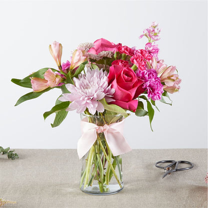 Pink Ribbon - A Florist Original – BELLE FLEURS & DESSINS, Lexington KY