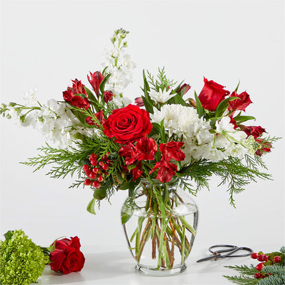 Merry Moment Bouquet – A Florist Original – BELLE FLEURS & DESSINS, Lexington KY