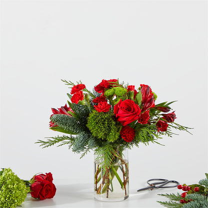 Merry Moment Bouquet – A Florist Original – BELLE FLEURS & DESSINS, Lexington KY