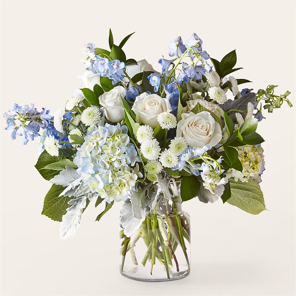 Clear Skies Bouquet – BELLE FLEURS & DESSINS, Lexington KY