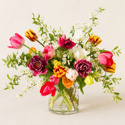 Painted Tulip Garden – BELLE FLEURS & DESSINS, Lexington KY