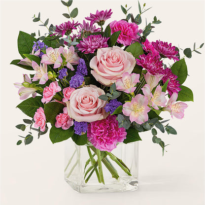 Rosy Radiance Bouquet – BELLE FLEURS & DESSINS, Lexington KY