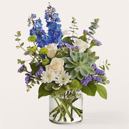Cerulean Waves Bouquet – BELLE FLEURS & DESSINS, Lexington KY