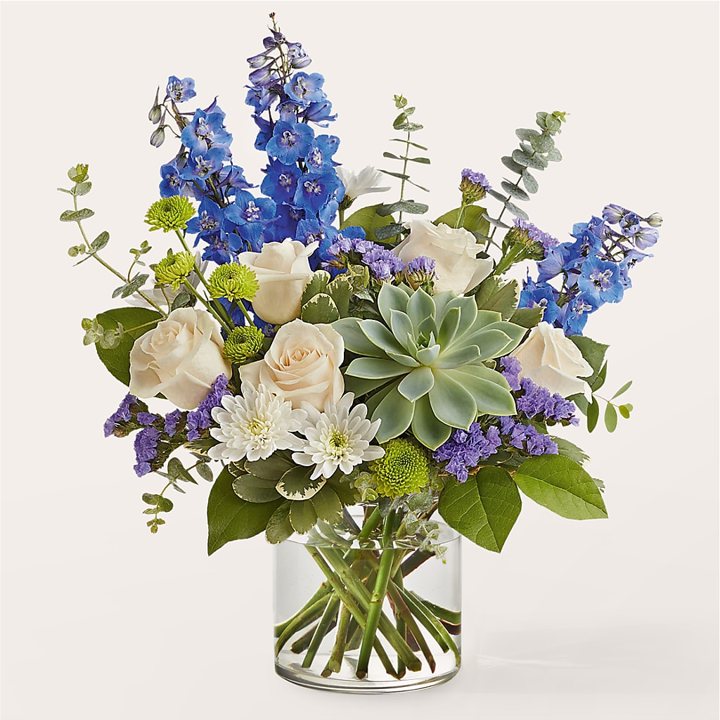 Cerulean Waves Bouquet – BELLE FLEURS & DESSINS, Lexington KY
