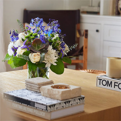 Cerulean Waves Bouquet – BELLE FLEURS & DESSINS, Lexington KY