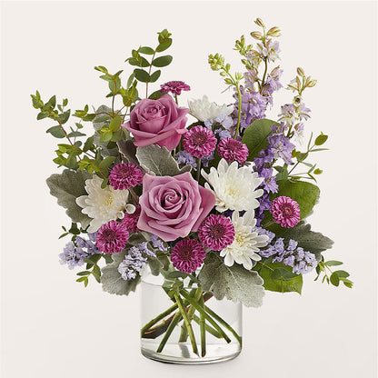 Violet Frost Bouquet – BELLE FLEURS & DESSINS, Lexington KY