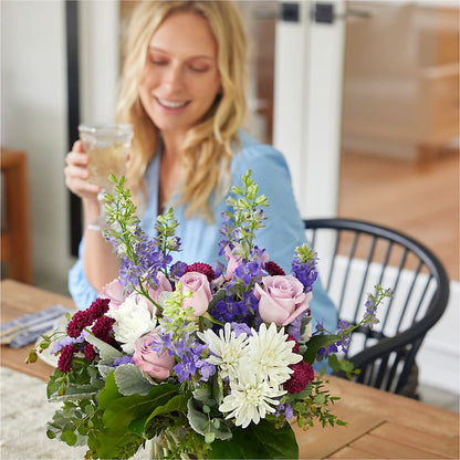 Violet Frost Bouquet – BELLE FLEURS & DESSINS, Lexington KY