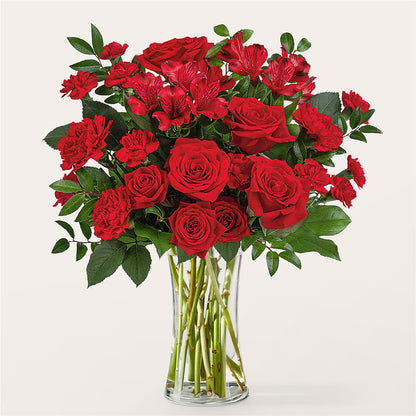 Brilliant Ruby Bouquet – BELLE FLEURS & DESSINS, Lexington KY