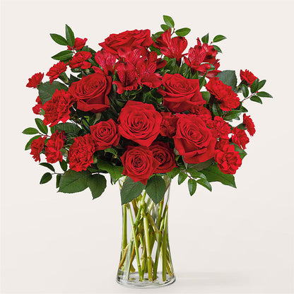 Brilliant Ruby Bouquet – BELLE FLEURS & DESSINS, Lexington KY